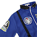 Miniatyrbillede 5 af 5: Astronaut Kostume Rumdragt Voksen Rollespil Kostume Lynlås Halloween Kostume Par Flyve Jumpsuit Stor Størrelse Uniform - WELLNGS Orange for Men M