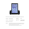 Miniatyrbilde 4 av 5: M5 Elektrisk sykkel LCD-skjerm 24v 36v 48v 60v E Scooter LCD-panelskjerm for fjellelektrisk-WELLNGS