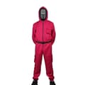 Squid Play Jumpsuit Klädset för Barn - WELLNGS with square mask S  110-120cm