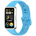 Miniatyrbilde 4 av 5: for Huawei Band 8/8 NFC/9/9 NFC Glanset Silikon Klokkereim Erstatning Klokkebånd-WELLNGS Style J