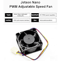 Pikkukuva 2 / 5: Yhteensopiva Jetson Nano -jäähdytystuulettimen 5V kanssa, 4-PIN käänteissuojattu, PWM-nopeudensäätö, vahva jäähdytysilma-WELLNGS
