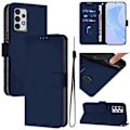 Miniatyrbilde 2 av 5: Skin Feel PU-deksel Kompatibelt med Samsung Galaxy A52 4G / 5G / A52s 5G-WELLNGS Navy Blue