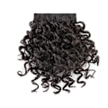 Pikkukuva 2 / 5: Afro Bangs 8 tuuman kiharat otsatukka pidennykset Clip in Bangs-WELLNGS dark brown