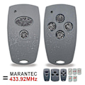 Pikkukuva 3 / 5: Marantec Digital 302 304 313 382 384 D323 211 212 214 224 гаражные ворота дистанционного управления 433mhz ручной передатчик-WELLNGS 2 Buttons x3