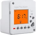 Digital Timer Elektrisk Programmerbar Smart Kontroll Timer med Bakgrundsbelysning - WELLNGS
