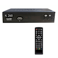 Miniatyrbilde 1 av 5: DVB T2 HEVC 265 Digital TV-mottaker DVB-T2 265 1080P HD Dekoder USB Terrestrial TV-mottaker EPG Set Top Box, EU-plugg-WELLNGS