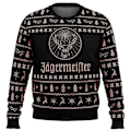 Miniatyrbillede 1 af 4: Bebetter Jagermeister Grim Jultrøje Trøje Mænds 3d Sweatshirt Topper Efterår og Vintertøj A-WELLNGS 2 L