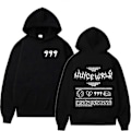 Miniatyrbillede 3 af 5: Juice Wrld Rapper Hoodies Mænd og Kvinder Street Fashion Jakker Trendy Hip Hop Sweatshirts Vinter Oversized Langærmet Streetwear - WELLNGS 2 L