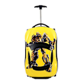 Miniatyrbilde 1 av 5: Barnekoffert Barn Trolley Koffert Bagasjeveske Barn Skolesekker Reisekoffert Hjul 3D Superbil Reiseveske Leker for barn-WELLNGS Yellow