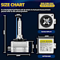 Miniatyrbild 3 av 5: 2 st D1S D1R HID Xenon-lampor för bil 35W D1-huvud 3000K 4300K 5000K 6000K 8000K 10000K 12000K Auto 12V-WELLNGS D1S 8000 K