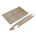 Miniatyrbilde 1 av 5: Trevevstoler Kit DIY Gobelin Teppevevmaskin for Voksne Nybegynnere-WELLNGS