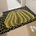 Pikkukuva 4 / 5: Yayoi Kusama Taide Lattiapäällyste Pohjoismainen Tyyli Koti Ovimatto Kylpyhuone-wc Matot Makuuhuone Hotelli Sisustus Matto-WELLNGS z7 100x150cm