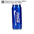 Miniatyrbillede 1 af 5: 350ml/500ml Coca Cola krus, varm og kold isolering, 304 rustfrit stål termokande, Coke kæmpe vandflaske, tilpasset bil Tra-WELLNGS Actual Capacity 360Ml Blue