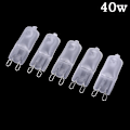 Miniatyrbilde 1 av 5: 5 stk. Frosted Halogen G9 Dimbar Pære 220v Lampe 20/40/60w Halogen Lys G9-WELLNGS 40W-10PCS