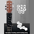 Miniatyrbillede 3 af 5: Guitar Lær Hjælpemiddel Værktøj med 16 Akkorder,Guitar Akkord Træner Folk Guitar Akkorder Læring System til Guitar Begynder-WELLNGS