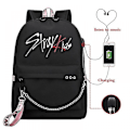 Miniatyrbilde 1 av 5: Stray Kids Usb Ryggsekk Koreansk Stil Felix Skolesekk Tilbake Til Skolen Gutter Jenter Fans Gavepose Mochila_BF SOCIETY-WELLNGS 1