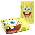 Miniatyrbilde 1 av 3: SpongeBob-teppe, 91 x 147 cm, SpongeBob Goofy Smiley Face Silky Touch Ultra Soft Teppe - WELLNGS 50x40in 100x125cm
