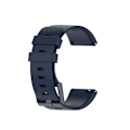 Miniatyrbillede 1 af 5: Silikoneurrem til Fitbit Versa 2/Versa Lite/Størrelse: L-WELLNGS Dark blue Other Phone Models