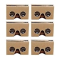 Miniatyrbillede 1 af 5: 6 stk. 3D Briller til Cardboard V2 VR 4,5-6 tommer + Pandebånd 3D VR Virtual Reality Briller - WELLNGS