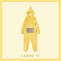 Miniatyrbild 1 av 5: 2024-unisex Teletubbies Kostymer Disi Onesies Lala Cosplay Pyjamas Vuxna Pyjamas Djur Sovkläder Jumpsuit S-WELLNGS Yellow XL