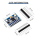 Miniatyrbild 3 av 5: 10 stycken -521 MPU-6050 MPU6050 modul, 3-axlig accelerometer 6 DOF gyroskopsensor modulkit 16 B-WELLNGS