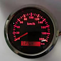 Pikkukuva 4 / 5: 85mm 200KM/H GPS-nopeusmittari 9-32V punaisella taustavalolla, sopii kaikenlaisiin -WELLNGS