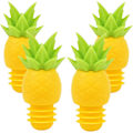 Miniatyrbillede 1 af 5: Sjove ananas vinprop til flasker, genanvendelige silikoneprop til flasker, der ikke går i stykker