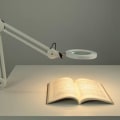 Miniatyrbillede 7 af 8: LED-forstørrelseslampe, arbejdspladslampe, 5 dioptrier forstørrelsesglas med lys - med klemme,