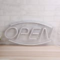 Pikkukuva 6 / 6: LED Open Neon -kyltit Avaa sana Neon yövalot huoneen sisustukseen Valolamppu