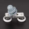 Miniatyrbild 4 av 5: 4-pack duschdörrrullar Hållbara dubbla skjutdörrar Glasrulle (23mm)