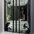 Miniatyrbillede 4 af 7: 2 sæt Halloween-spøgelser, flagermus, skeletter, blodflekker, edderkopper, stue