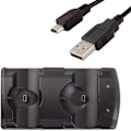 Miniatyrbillede 6 af 8: Playstation 3 controller opladningsstation opladningsstation 2 i 1 med LED lysdisplay