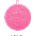 Miniatyrbild 2 av 5: Silikonsvamp för disk, Silikonsvamp för diskning, Silikonsvampar för multifunktionella köksdiskborstar, för att diska, 5-pack