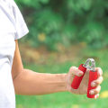 Miniatyrbilde 8 av 8: Finger trener sett med 2 skumgrep pads, grep styrke trener, rød