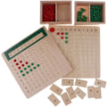 Miniatyrbillede 2 af 5: Matematik læringslegetøj Montessori matematikmateriale multiplikationstræplade