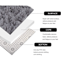 Miniatyrbilde 2 av 5: Xinyukeji. Silkeglatte tepper, fluffy tepper Anti-Slip Shaggy Be