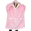 Miniatyrbillede 4 af 5: Ny stil doven pullover pyjamas kvinders termisk tøj sherpa TV tæppe kram stil hættetrøje producent koldt vejr tøj grey