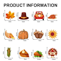 Miniatyrbilde 2 av 6: 24 stk Thanksgiving hengende takhvirvler for oppheng