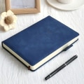 Miniatyrbillede 4 af 8: A5 notesbog med linjer, hardcover dagbog med 360 sider og 80 g/m²