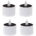 Miniatyrbillede 1 af 8: Solcelledrevne LED-stearinlys, flimrende flammefri stearinlyslamper,