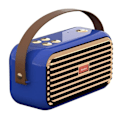 Miniatyrbillede 1 af 5: Kort Radio Trådløs Retro Bærbar Bærbar Bluetooth Højttaler (Blå),