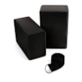 Miniatyrbild 1 av 7: Set med 2 yogablock/yogablock/yogablock med 1 yogarem för blockeringar