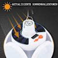 Pikkukuva 4 / 8: Aurinkokäyttöinen hätätilanteen kannettava retkeilylyhty, USB-ladattava, 5
