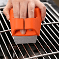 Miniatyrbillede 5 af 5: Rengøringsspatel til grillredskaber, blå, 9,6 * 7,8 * 4 cm