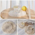Miniatyrbild 4 av 8: PCS Boho-Style Handgjorda Makramé Underlägg i Bomull
