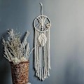 Miniatyrbillede 3 af 5: Aotoer Stor Drømmefanger Boho Makrame Drømmefanger Fremstillet af Vævet Bomuld