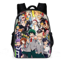Miniatyrbild 2 av 3: My Hero Academia student skolväska My Hero Academia grundskola och högskola skolväska herr- och dambarn ryggsäck-D6 My Hero Academia 010