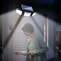 Miniatyrbild 6 av 8: Solcellslampor för utomhus med rörelsesensor Solcellslampor för utomhus LED