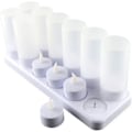 Miniatyrbillede 3 af 7: EXTSUD 12 LED Flammeløse Stearinlys, Genopladelige Stearinlys, Batteridrevne
