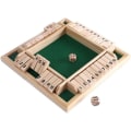 Pikkukuva 5 / 6: Kitchnexus Deluxe 4 pelaajan Shut The Box puinen pöytäpeli klassikko